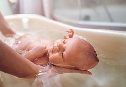 Tout sur le bain bébé